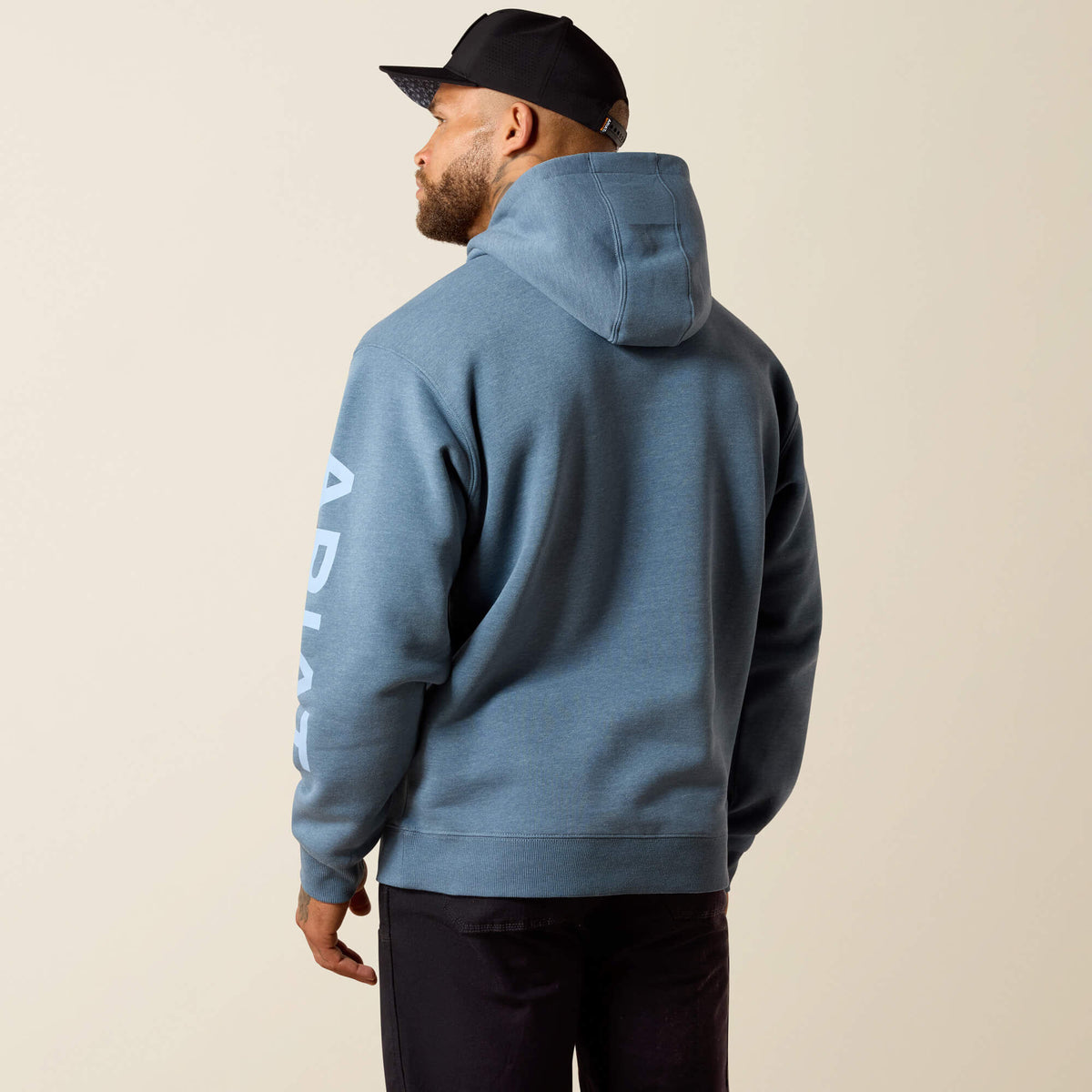 Rebar Lightweight Logo Hoodie - Ariat Essential