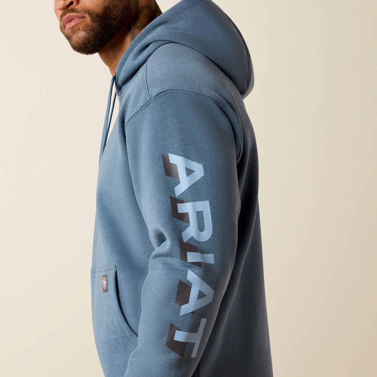 Rebar Lightweight Logo Hoodie - Ariat Essential