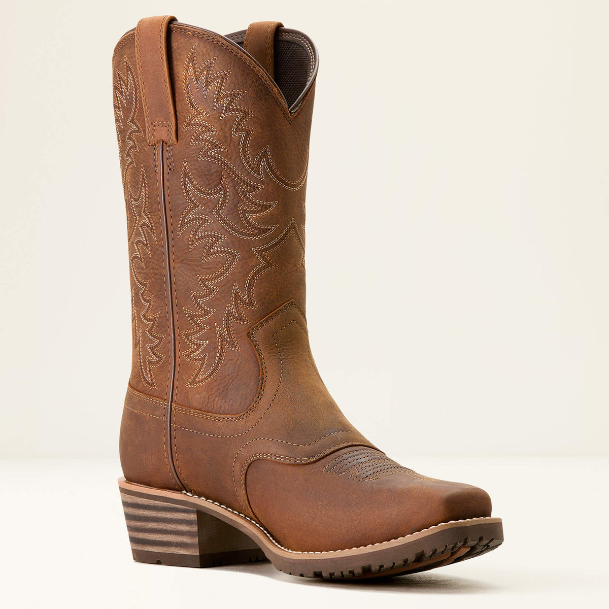 Hybrid Roughstock Square Toe Waterproof Cowboy Boot - Ariat Exclusive