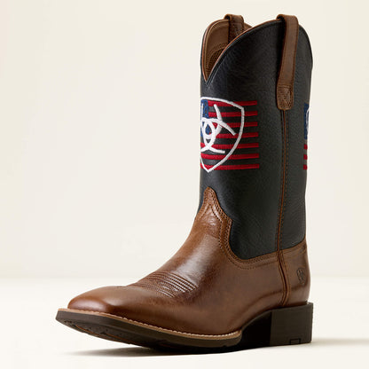 Sport Freedom Wide Square Toe Cowboy Boot - Ariat Exclusive