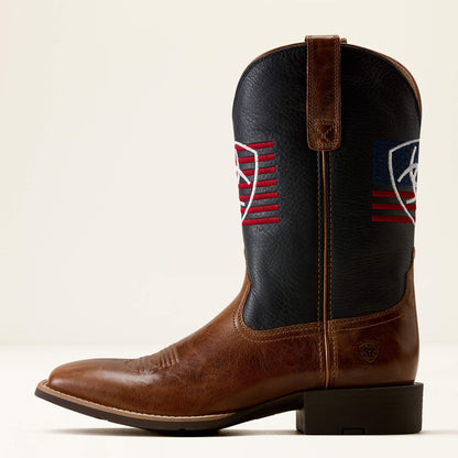 Sport Freedom Wide Square Toe Cowboy Boot - Ariat Exclusive