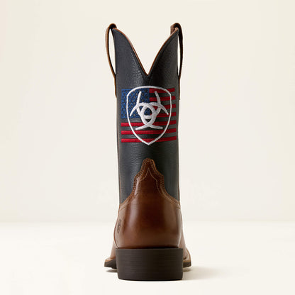 Sport Freedom Wide Square Toe Cowboy Boot - Ariat Exclusive