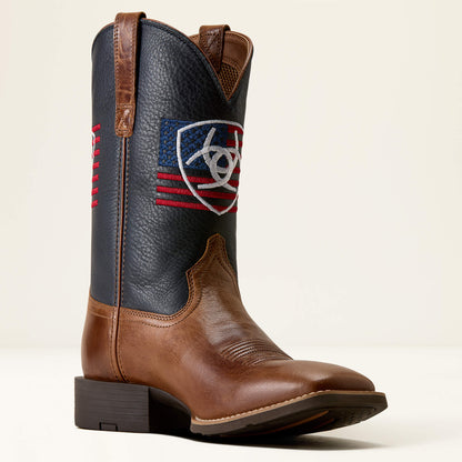 Sport Freedom Wide Square Toe Cowboy Boot - Ariat Exclusive