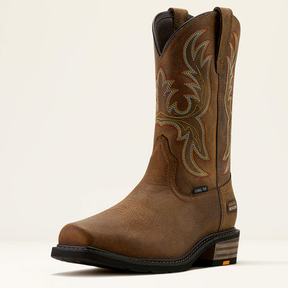 Ironside Square Toe Steel Toe Work Boot - Ariat Discount