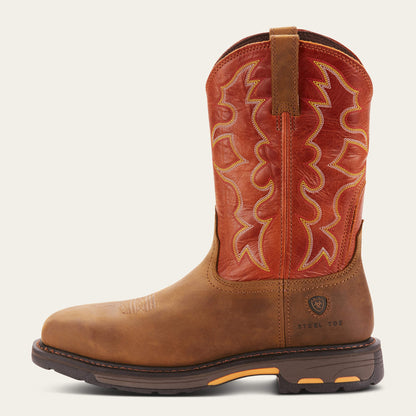 WorkHog Wide Square Toe Steel Toe Work Boot - Ariat Exclusive