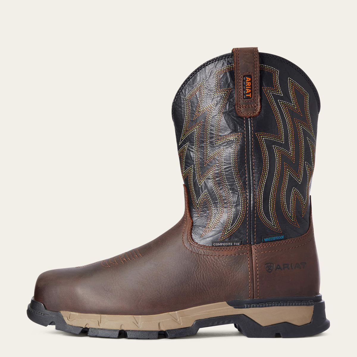 Rebar Flex Western Waterproof Composite Toe Work Boot - Ariat Premium