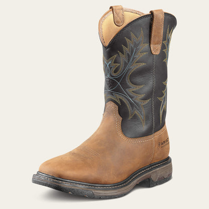 WorkHog Wide Square Toe Waterproof Steel Toe Work Boot - Ariat Quality