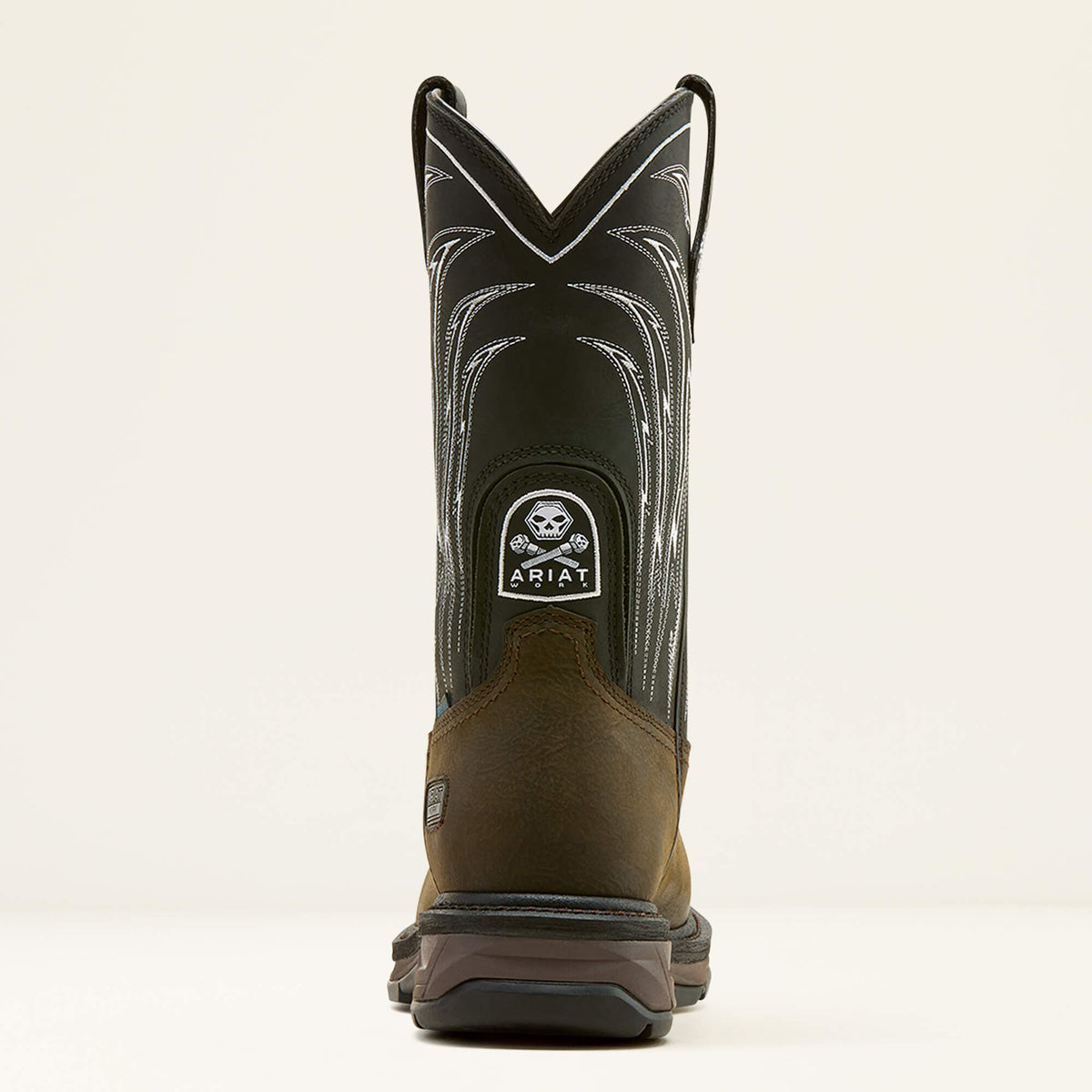 WorkHog XT Bolt Skull Waterproof Wide Square Toe Carbon Toe Work Boot - Ariat Classic