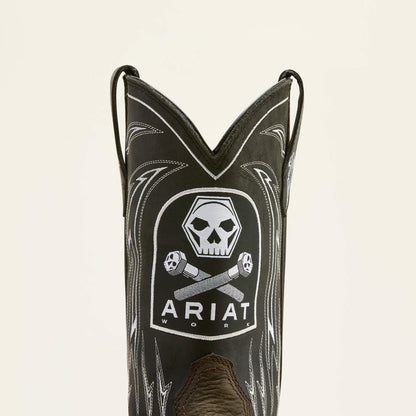 WorkHog XT Bolt Skull Waterproof Wide Square Toe Carbon Toe Work Boot - Ariat Classic