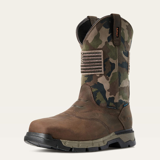 Rebar Flex Patriot Waterproof Composite Toe Work Boot - Ariat Exclusive