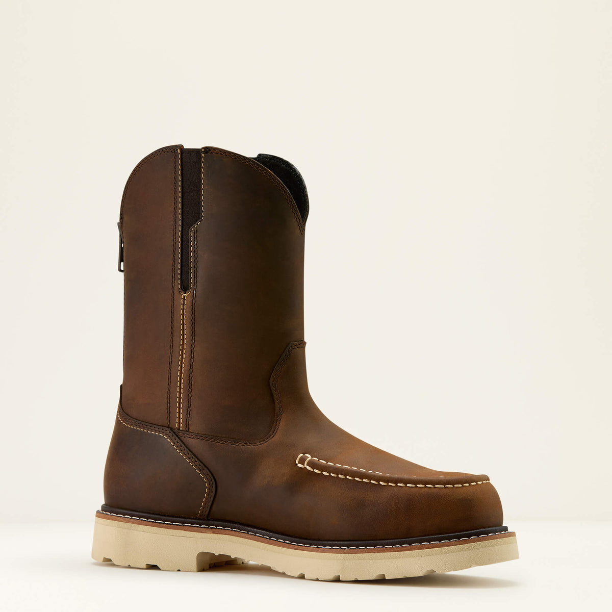 Rebar Lift Pull On Moc Toe Composite Toe Work Boot - Ariat New