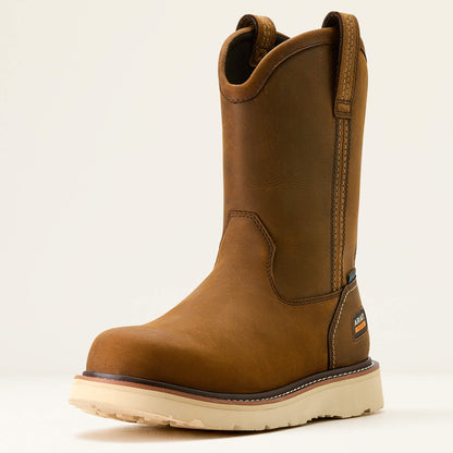 Rebar Wedge Pull-On Waterproof Work Boot - Ariat Top Pick