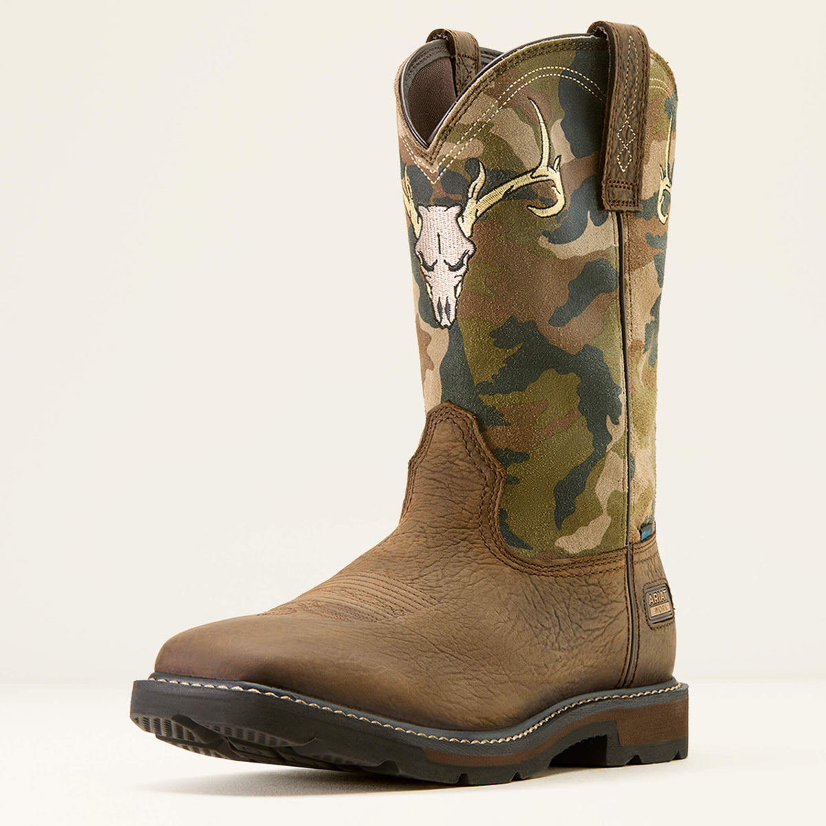 Groundbreaker Antler Waterproof Wide Square Toe Work Boot - Ariat Special Offer