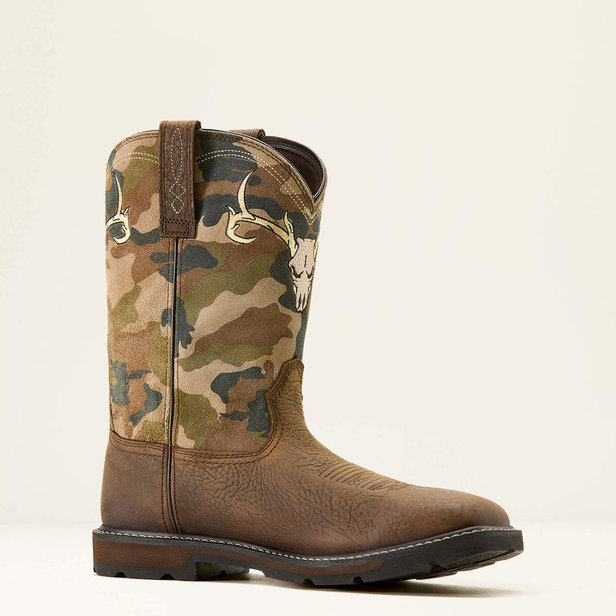 Groundbreaker Antler Waterproof Wide Square Toe Work Boot - Ariat Special Offer