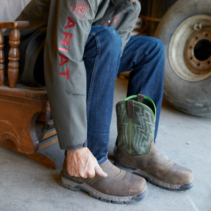 Rebar Flex Western Waterproof Composite Toe Work Boot - Ariat Discount