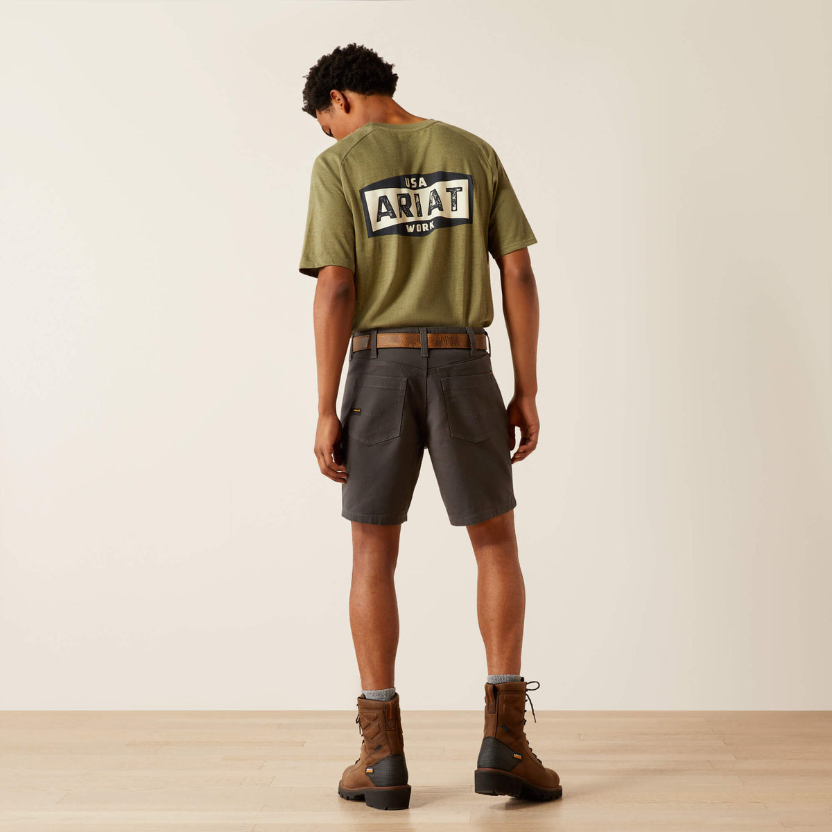 Rebar DuraStretch Made Tough 8" Short - Ariat Signature