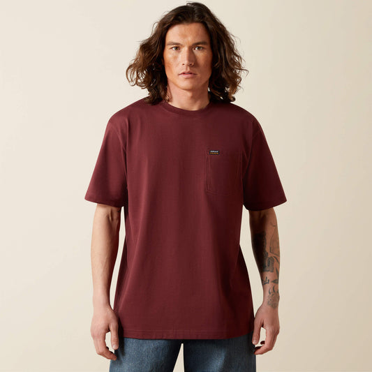 Rebar Cotton Strong Standard Pocket T-Shirt - Ariat Recommended