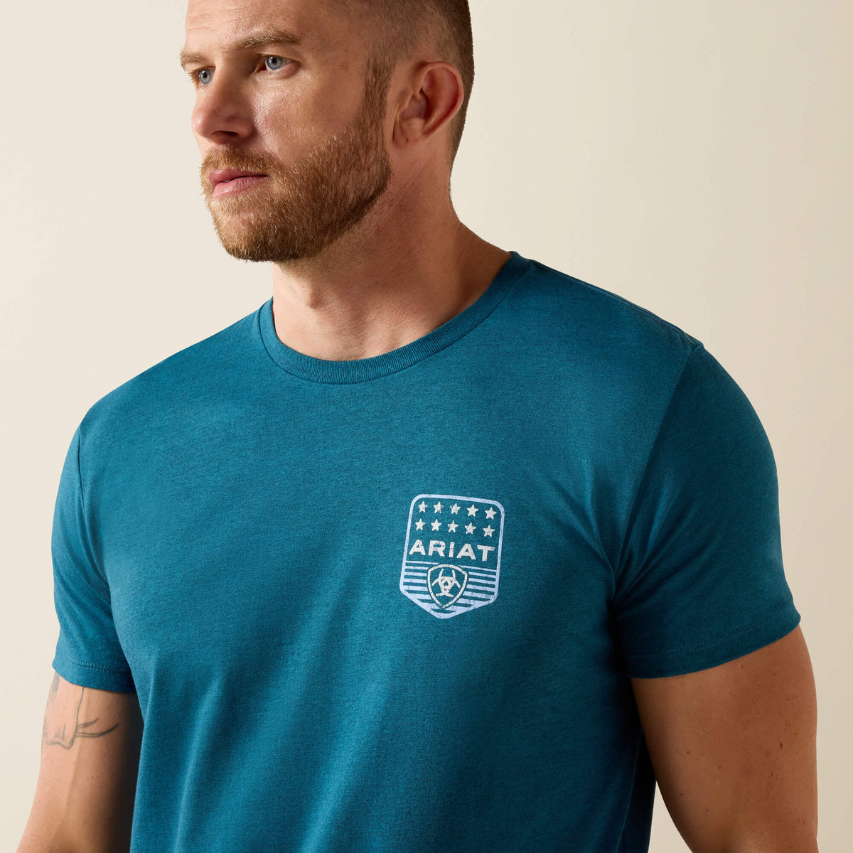 Ariat Stripe Patriotic Badge T-Shirt - Ariat Top Pick