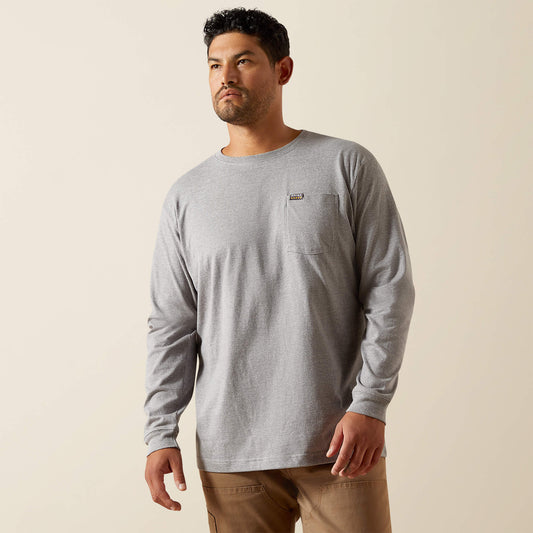 Rebar Cotton Strong Standard Pocket T-Shirt - Ariat Popular