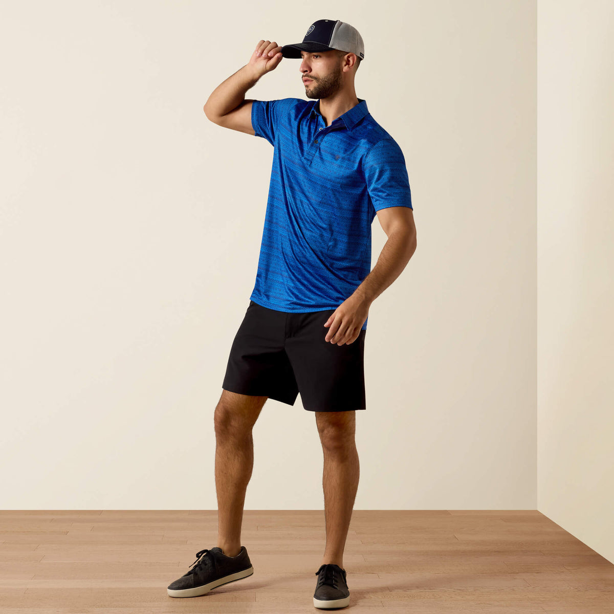 All Over Print Fitted Polo - Ariat Premium