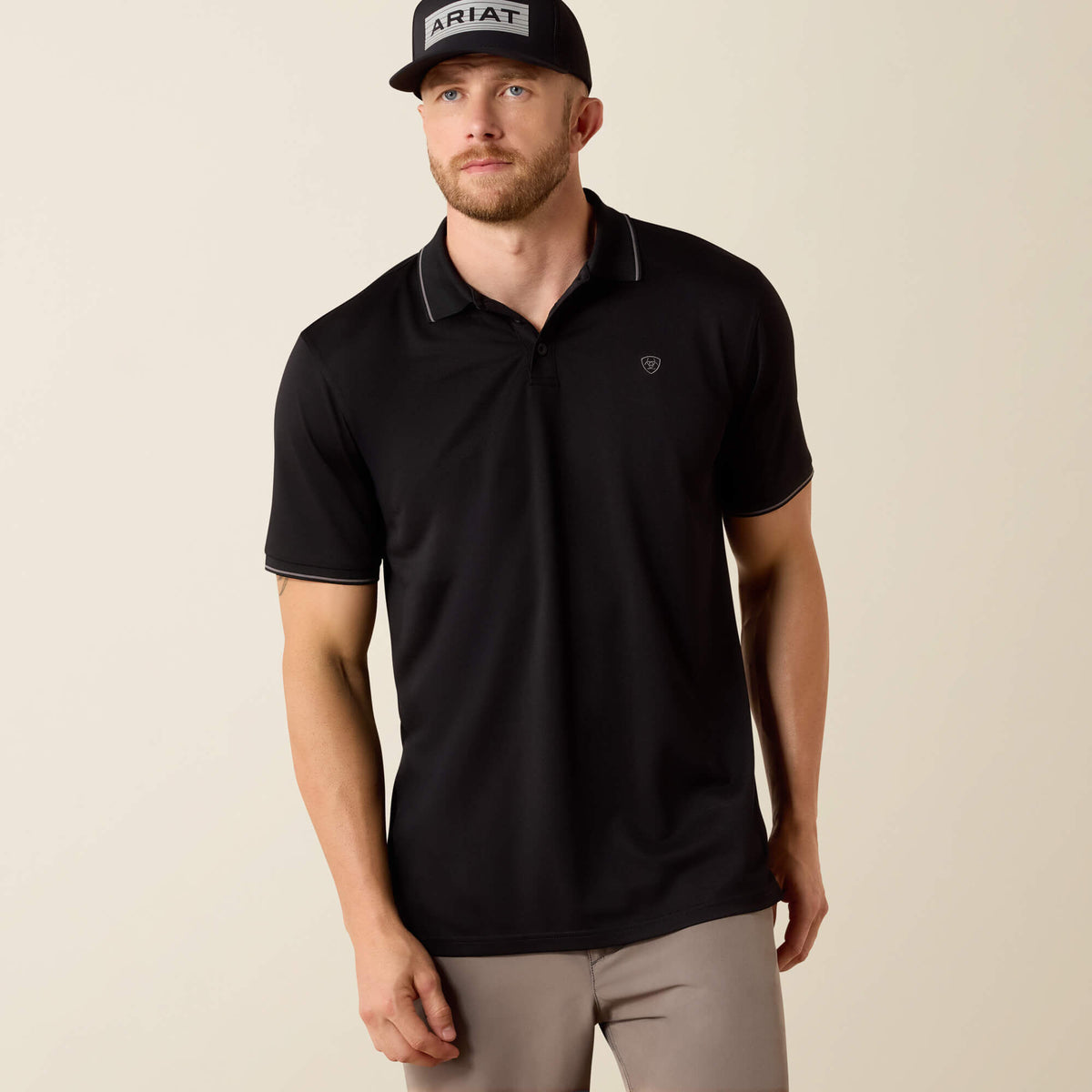 Logo Fitted Polo - Ariat Everyday