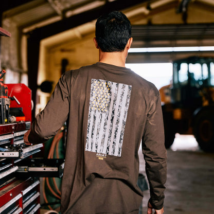 Rebar Workman Reflective Flag Graphic T-Shirt - Ariat Smart Buy