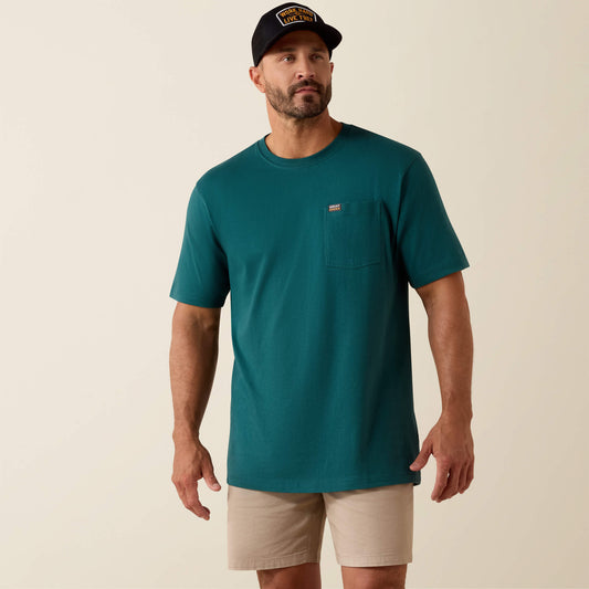 Rebar Cotton Strong Standard Pocket T-Shirt - Ariat Quality