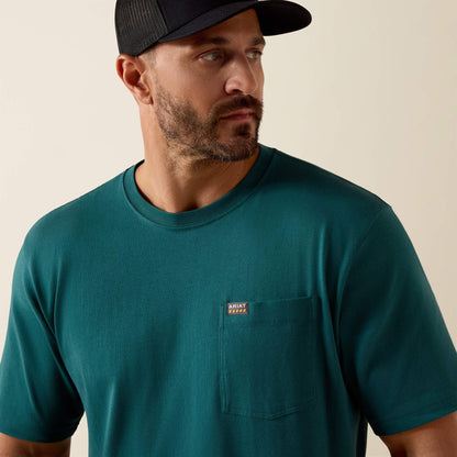 Rebar Cotton Strong Standard Pocket T-Shirt - Ariat Quality