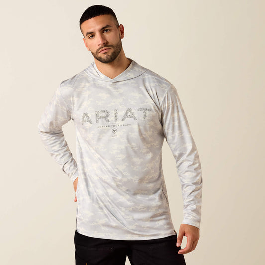 Rebar Sunblocker Printed Craft Hooded Long Sleeve T-Shirt - Ariat Hot Sale