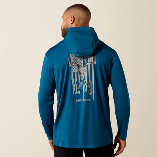 Rebar Sunblocker Outdoor Hooded Classic Fit Long Sleeve T-Shirt - Ariat Quality