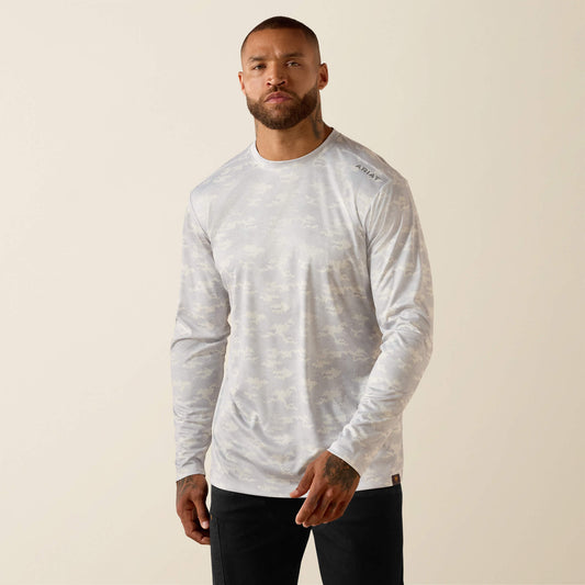 Rebar Sunblocker Printed Long Sleeve T-Shirt - Ariat Discount