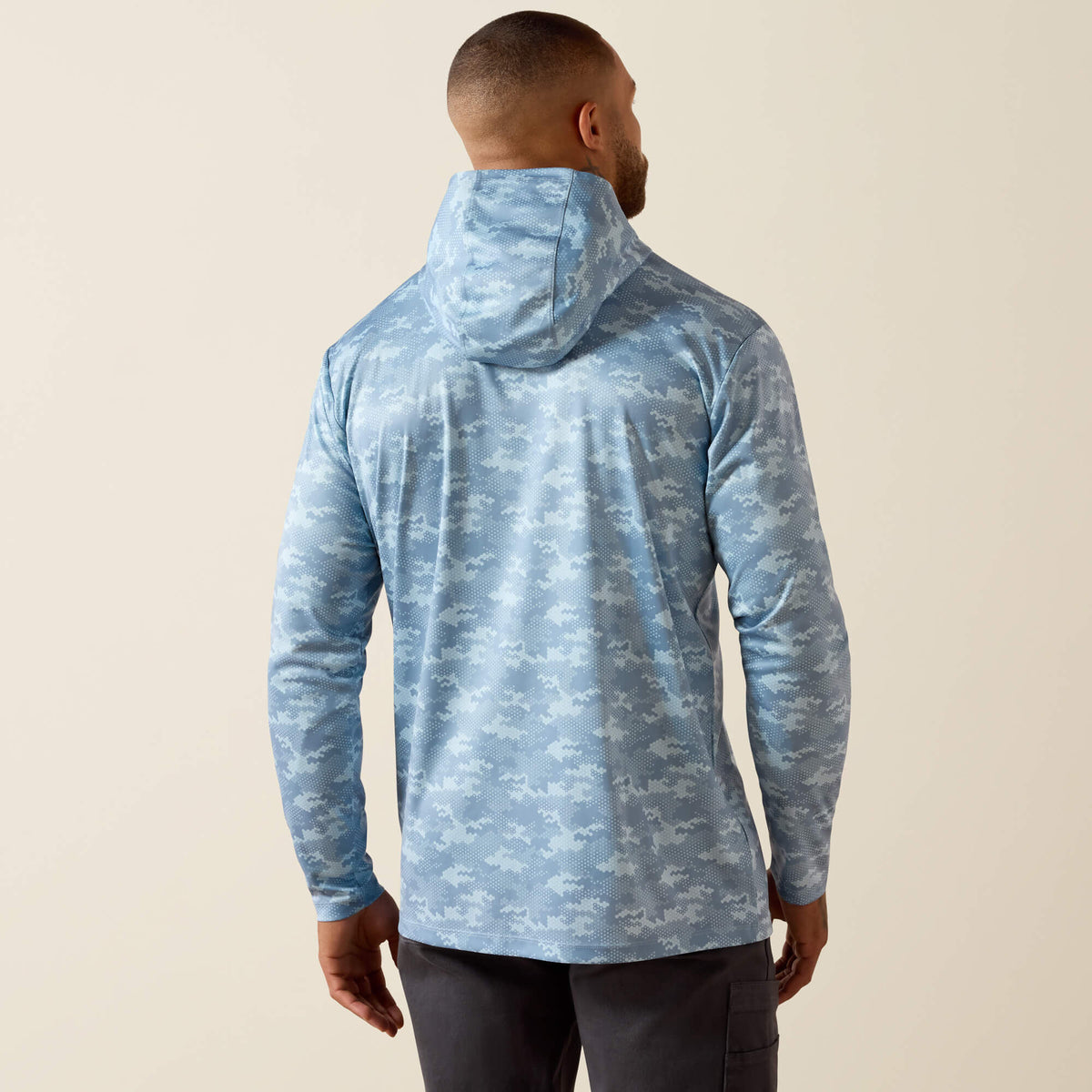 Rebar Sunblocker Printed Craft Hooded Long Sleeve T-Shirt - Ariat Premium