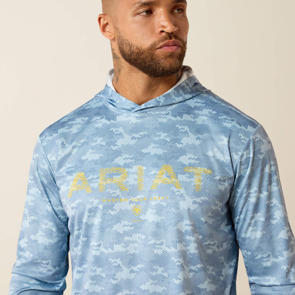 Rebar Sunblocker Printed Craft Hooded Long Sleeve T-Shirt - Ariat Premium