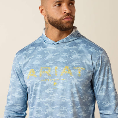 Rebar Sunblocker Printed Craft Hooded Long Sleeve T-Shirt - Ariat Premium