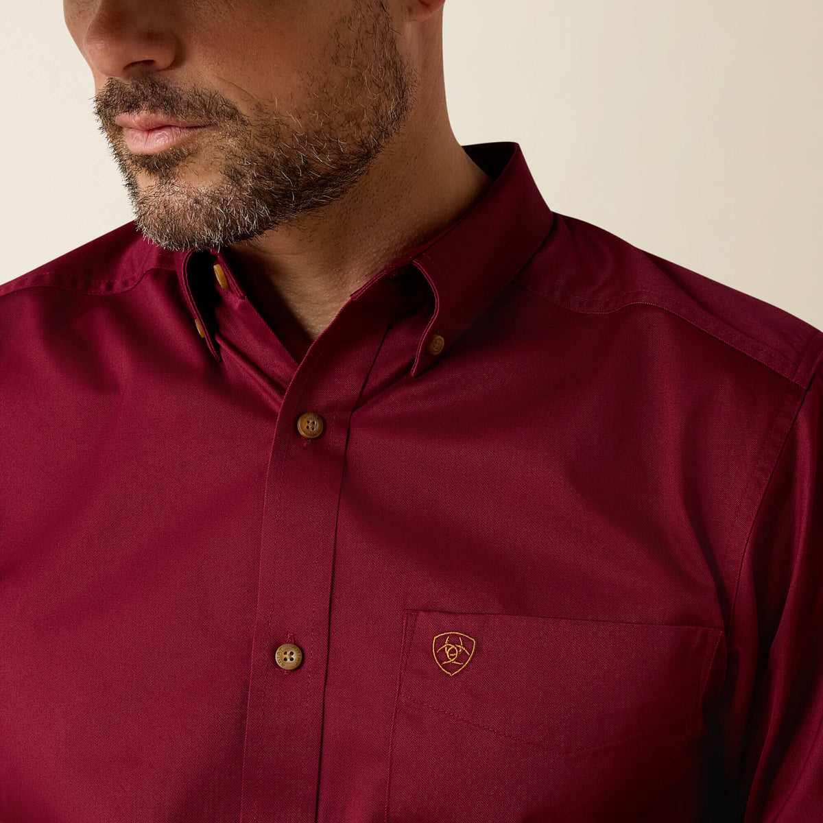 Solid Twill Fitted Shirt - Ariat Quality