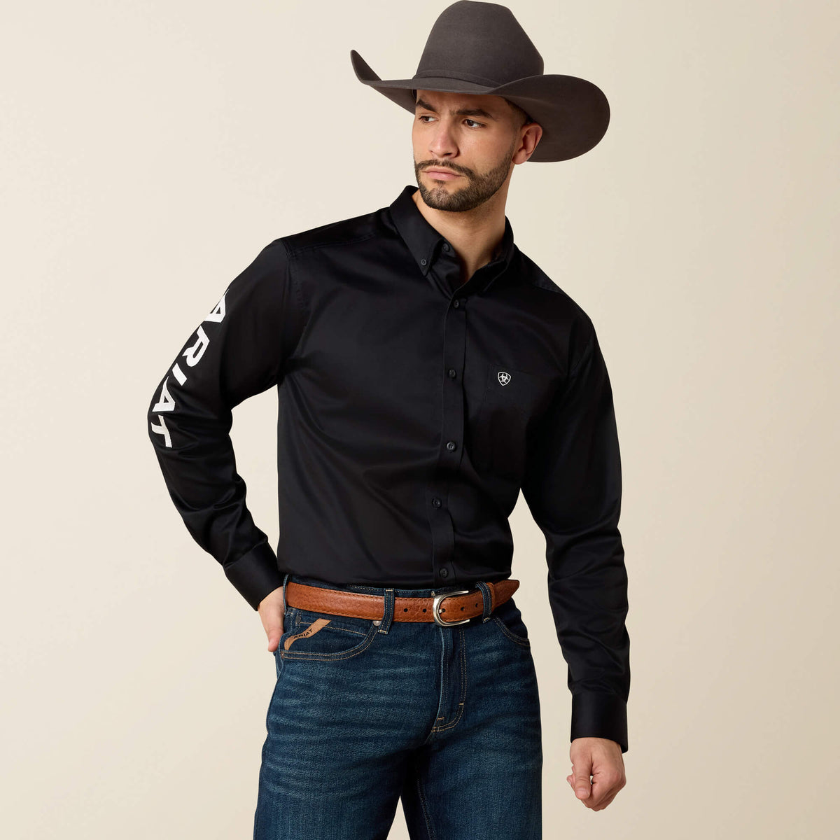 Team Logo Twill Fitted Shirt - Ariat Trusted