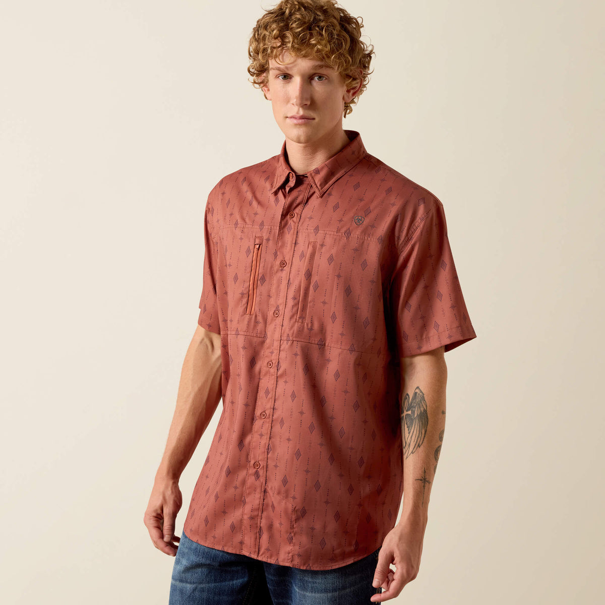 Printed VentTEK Classic Fit Shirt - Ariat Popular
