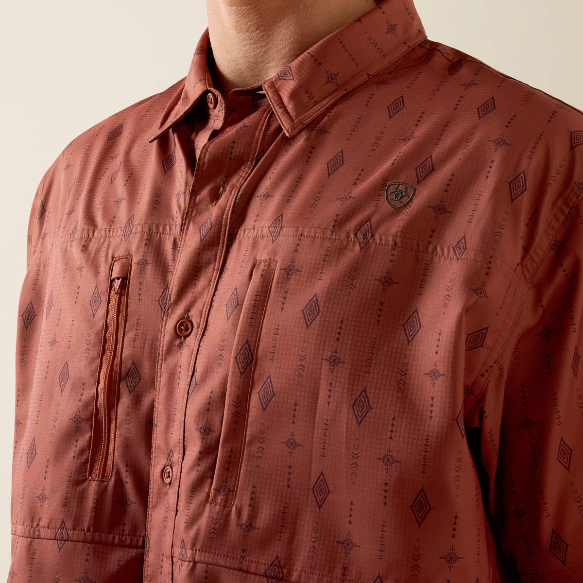 Printed VentTEK Classic Fit Shirt - Ariat Popular