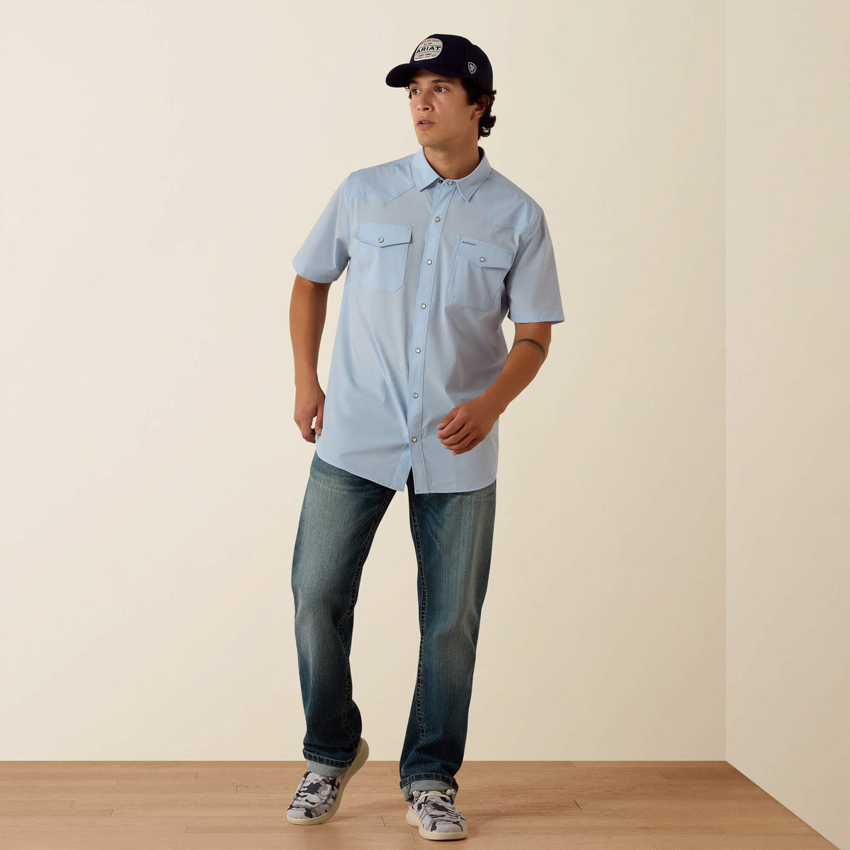 FrontierTough VentTEK Western Fitted Snap Shirt - Ariat Recommended