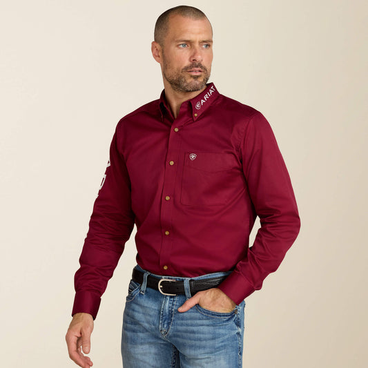 Team Logo Twill Fitted Shirt - Ariat Signature