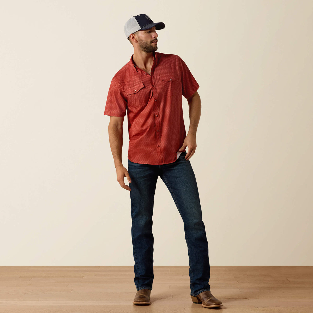 Printed VentTEK Western Fitted Snap Shirt - Ariat Popular