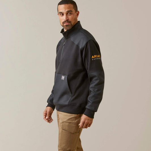 Rebar Workman Duracanvas 1/4 Zip Sweatshirt - Ariat Featured