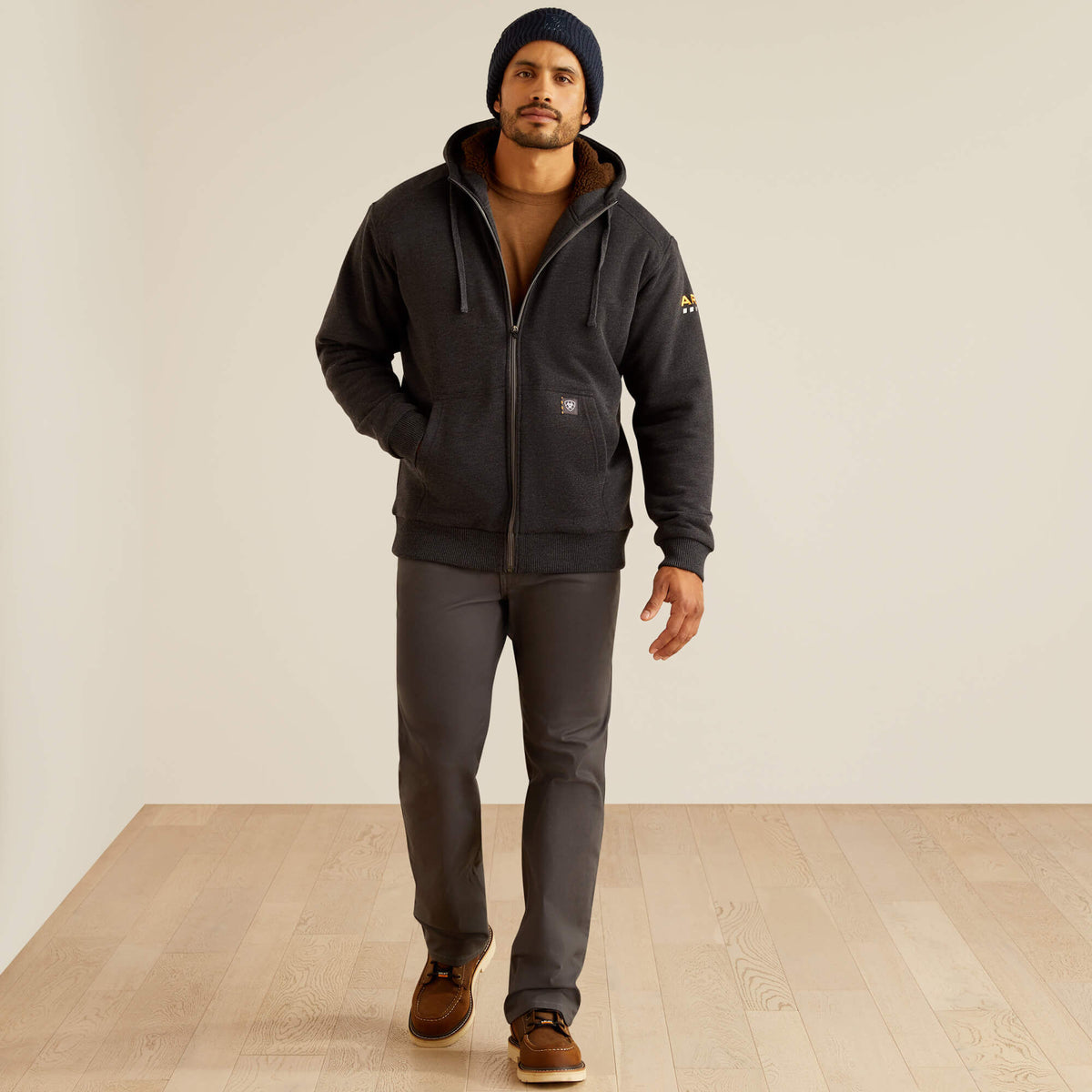 Rebar All-Weather Sherpa-Lined Full Zip Hoodie - Ariat Exclusive