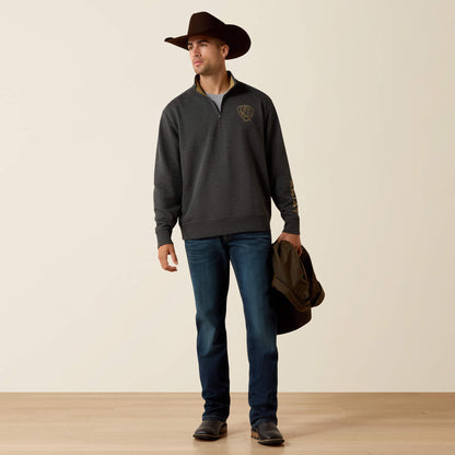 Logo PBR 1/4 Zip Sweatshirt - Ariat Sale