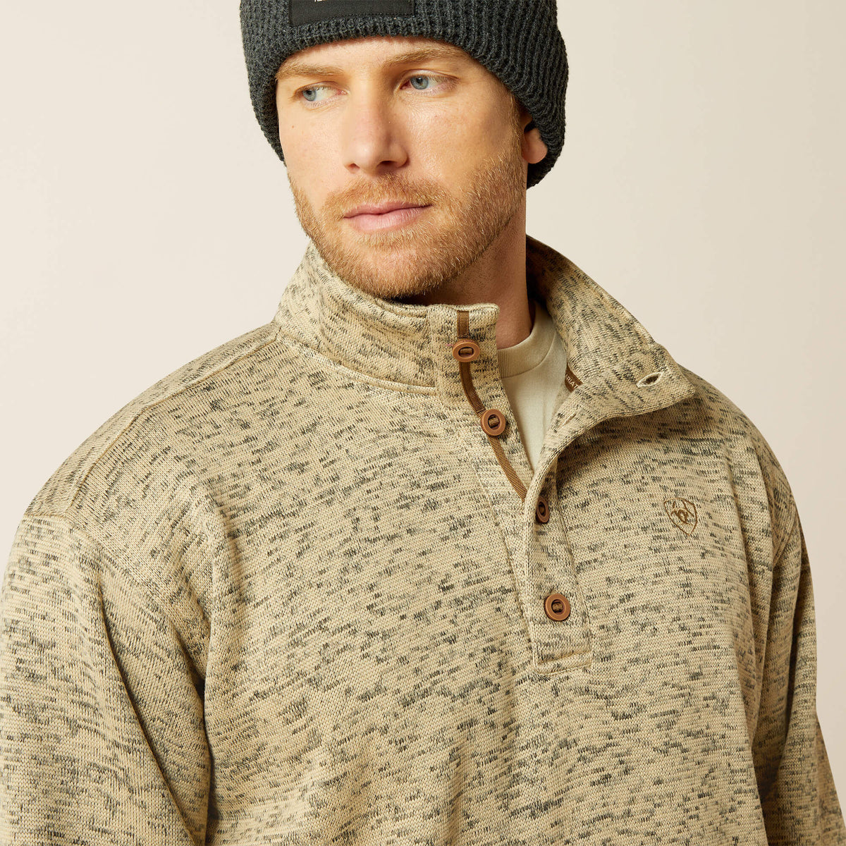 Caldwell 1/4 Button Sweater - Ariat Essential