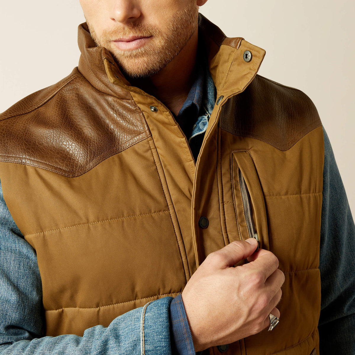Western Quilted Vest - Ariat Great Value