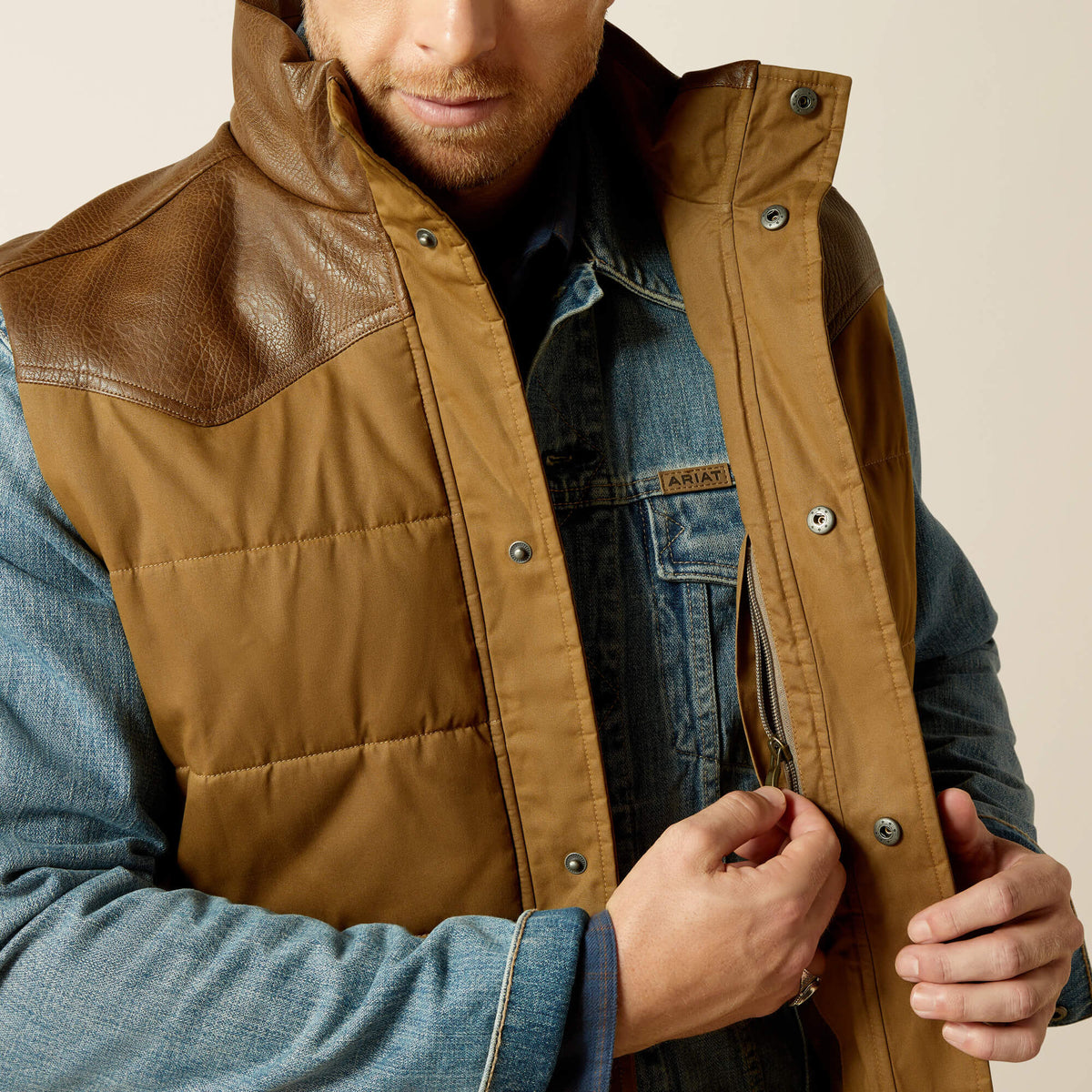 Western Quilted Vest - Ariat Great Value