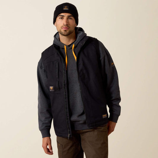 Rebar Washed DuraCanvas Insulated Vest - Ariat Exclusive