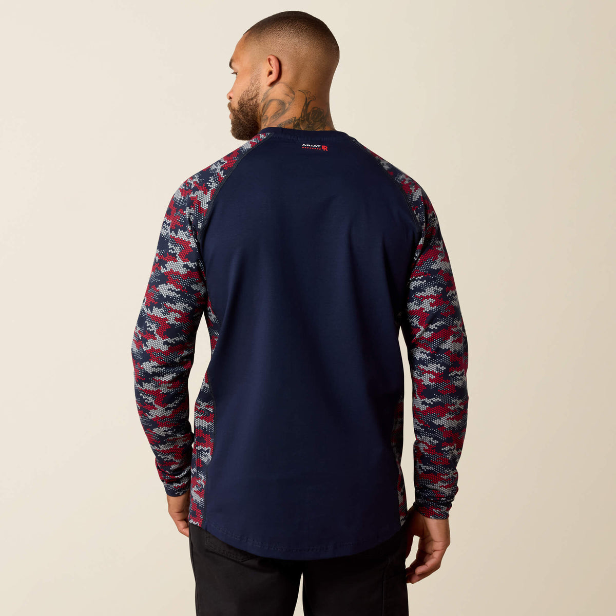 FR Stretch Camo Baseball T-Shirt - Ariat Latest