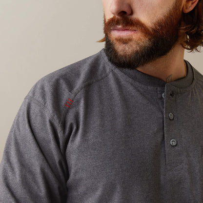 FR Air Refinery Row Graphic Henley Top - Ariat Customer Favorite